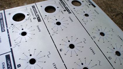 Ems-VCS3 s/n 377 original top panel